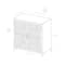 Walker Edison 30" Grey Wash Industrial Mesh Metal Door Accent Cabinet